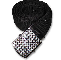 rhinestone military belts come in many colors!